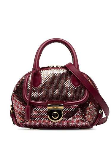 Ferragamo Pre-Owned 2015-2022 mini Fiamma sequinne