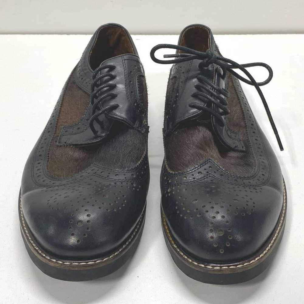 Vintage Foundry Co Leather Calfhair Oxford Dress … - image 4