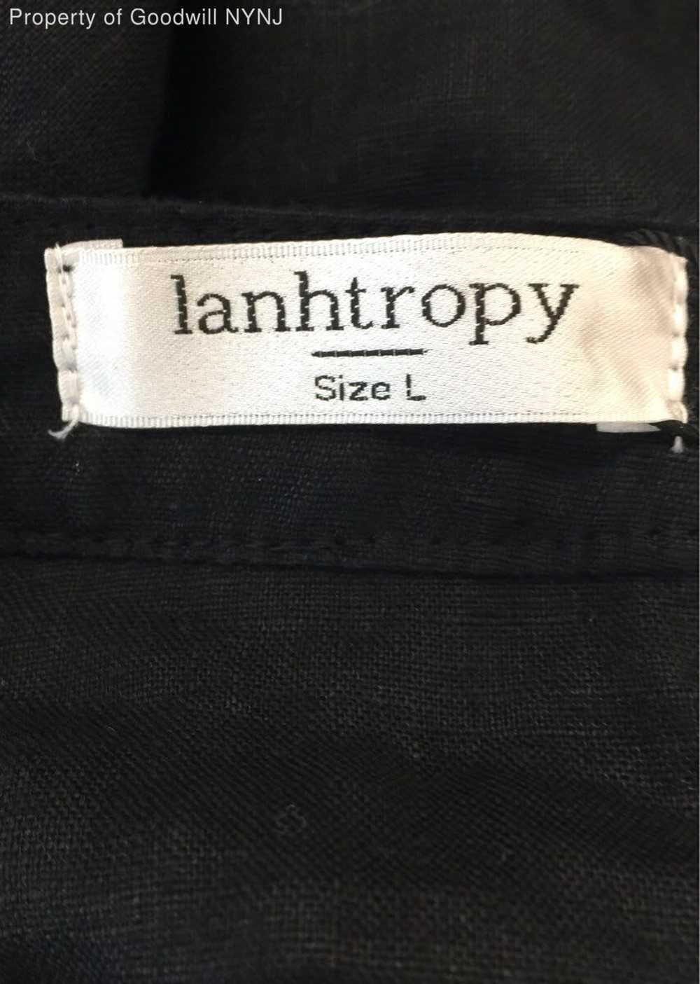 Lanhtropy Women's Black Button-Up Dress Size L - image 4