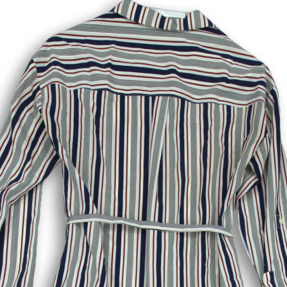 Express Womens Multicolor Striped Long Sleeve Bel… - image 4