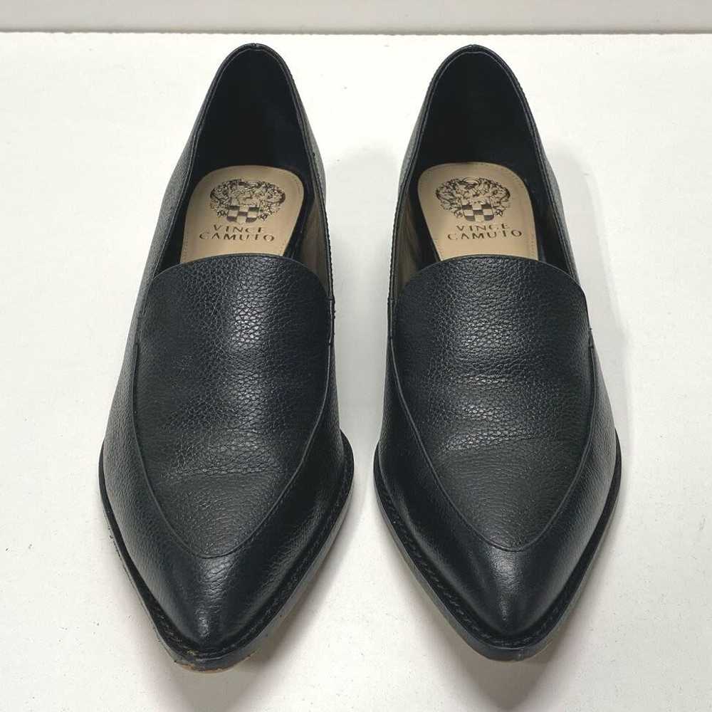 Vince Camuto Souffle Leather Becarda Loafers Blac… - image 4