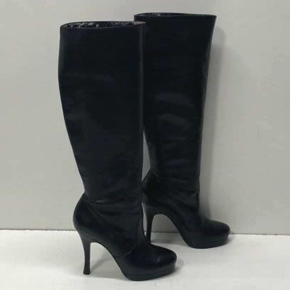 BCBGeneration Leather Knee High Boots Black 4.5 - image 1