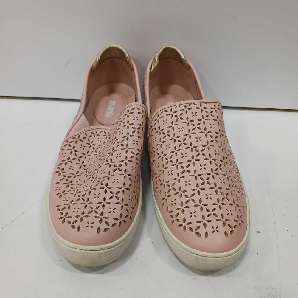 Michael Kors Women's Pink Leather Size Slip On Sh… - image 1