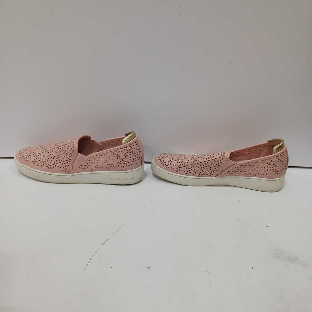 Michael Kors Women's Pink Leather Size Slip On Sh… - image 3