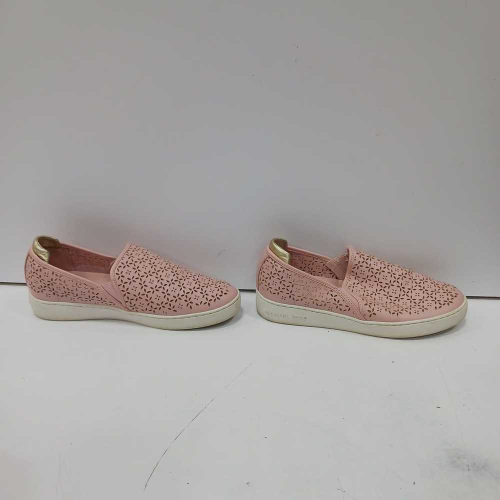 Michael Kors Women's Pink Leather Size Slip On Sh… - image 4