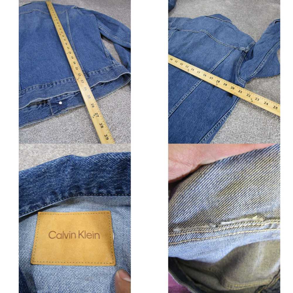 Calvin Klein Calvin Klein Jacket Mens Small Washe… - image 4