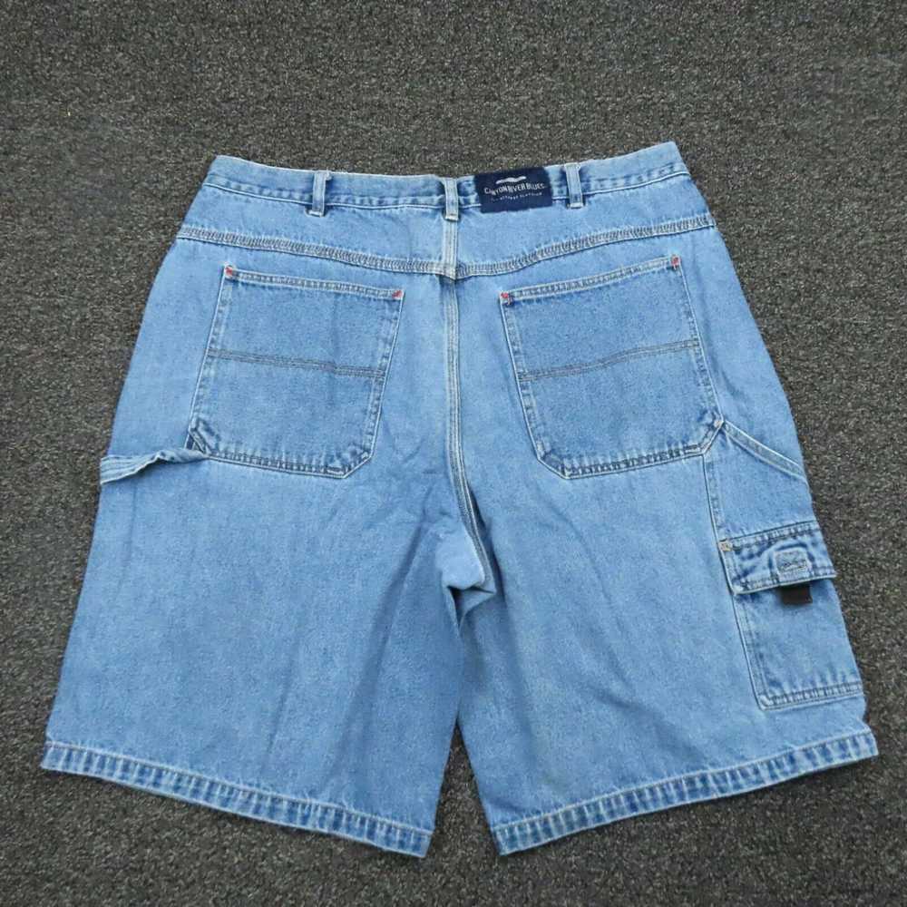 Vintage Blue Denim Carpenter Workwear Mens Adult … - image 6