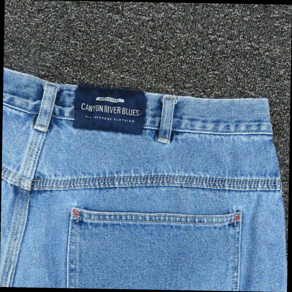 Vintage Blue Denim Carpenter Workwear Mens Adult … - image 7