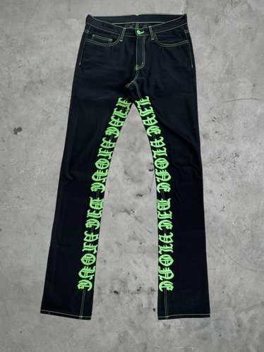 Custom made in inspired vlone jeans hotsell