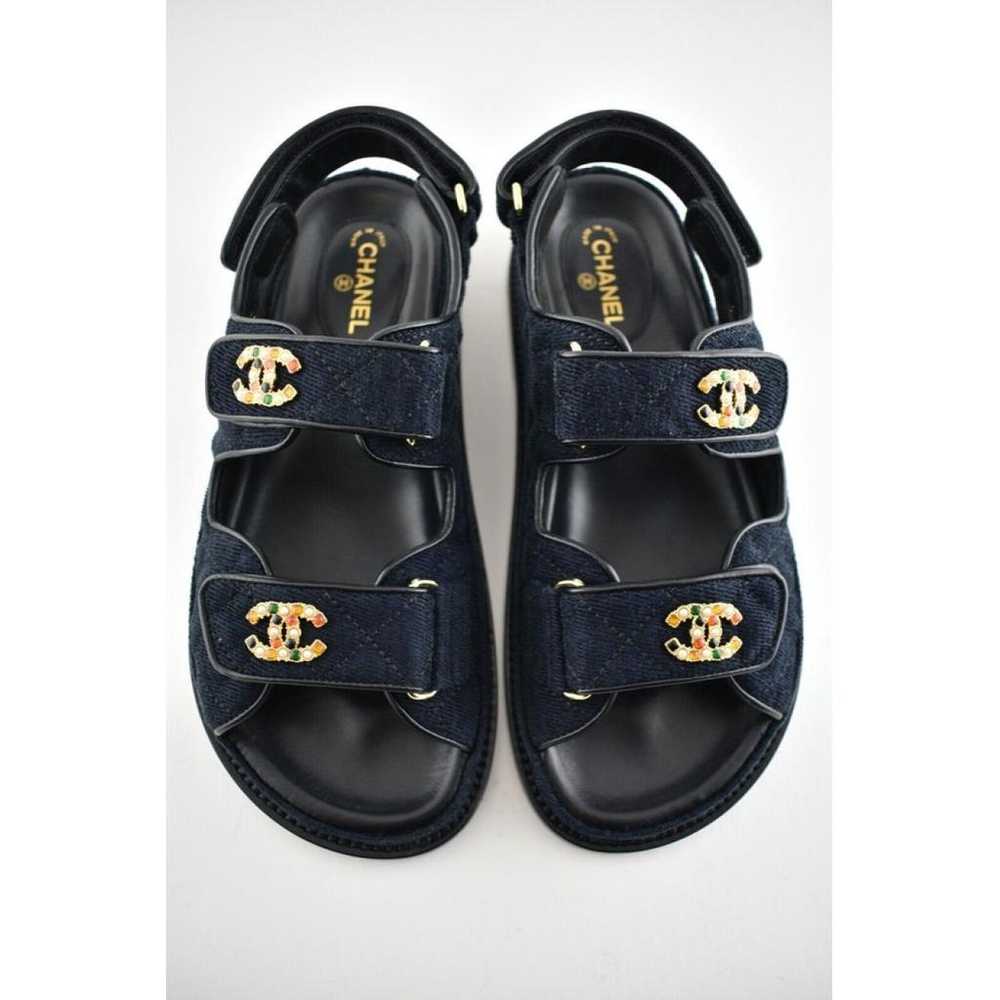 Chanel Dad Sandals velvet sandal - image 6