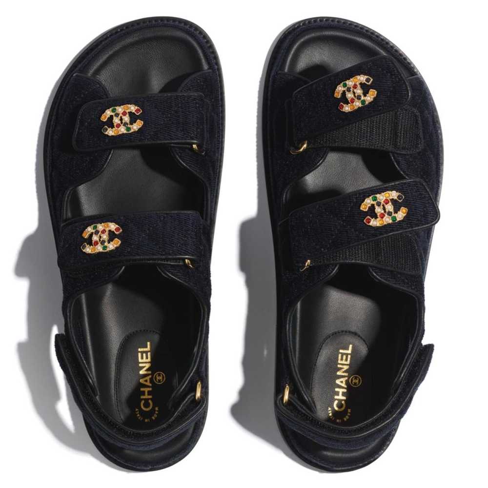 Chanel Dad Sandals velvet sandal - image 7