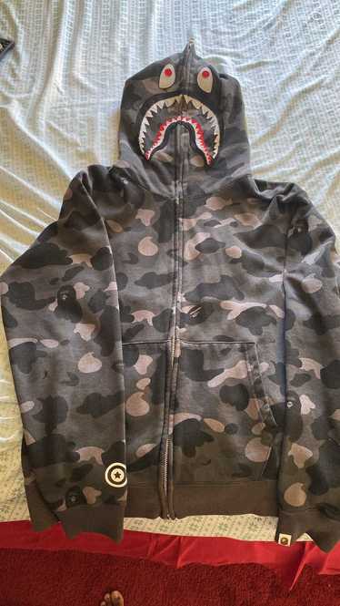 Bape Color Camo Shark Full Zip Hoodie