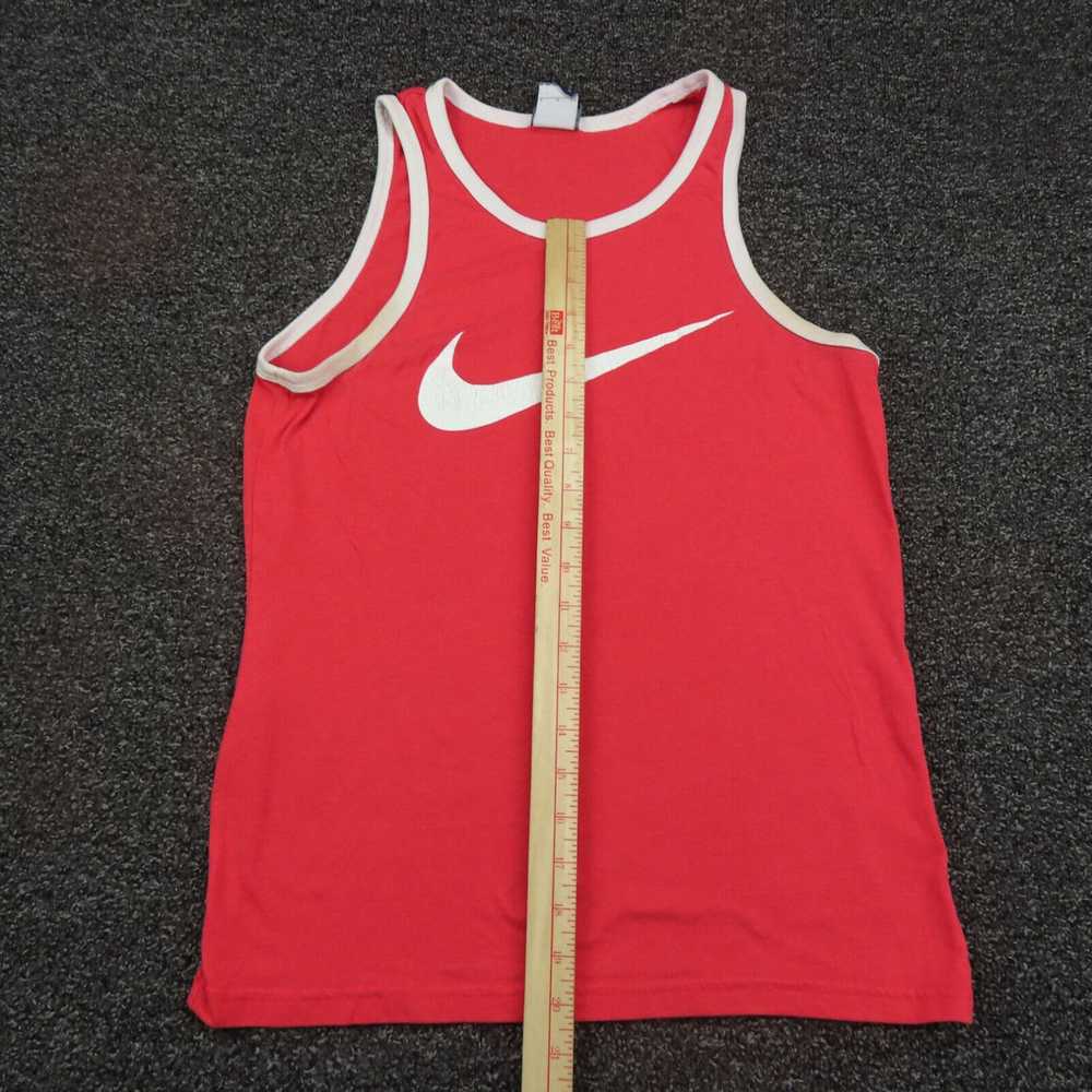 Nike Small Red and White Swoosh Sleeveless Breath… - image 5