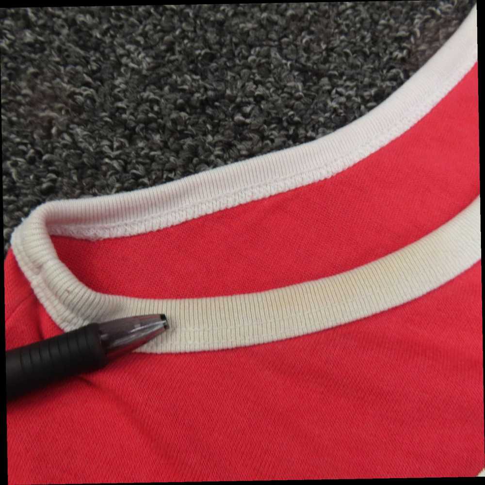 Nike Small Red and White Swoosh Sleeveless Breath… - image 7