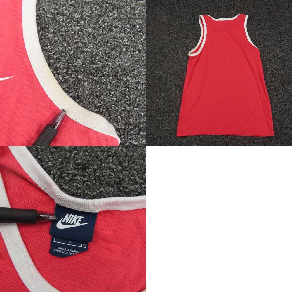 Nike Small Red and White Swoosh Sleeveless Breath… - image 8