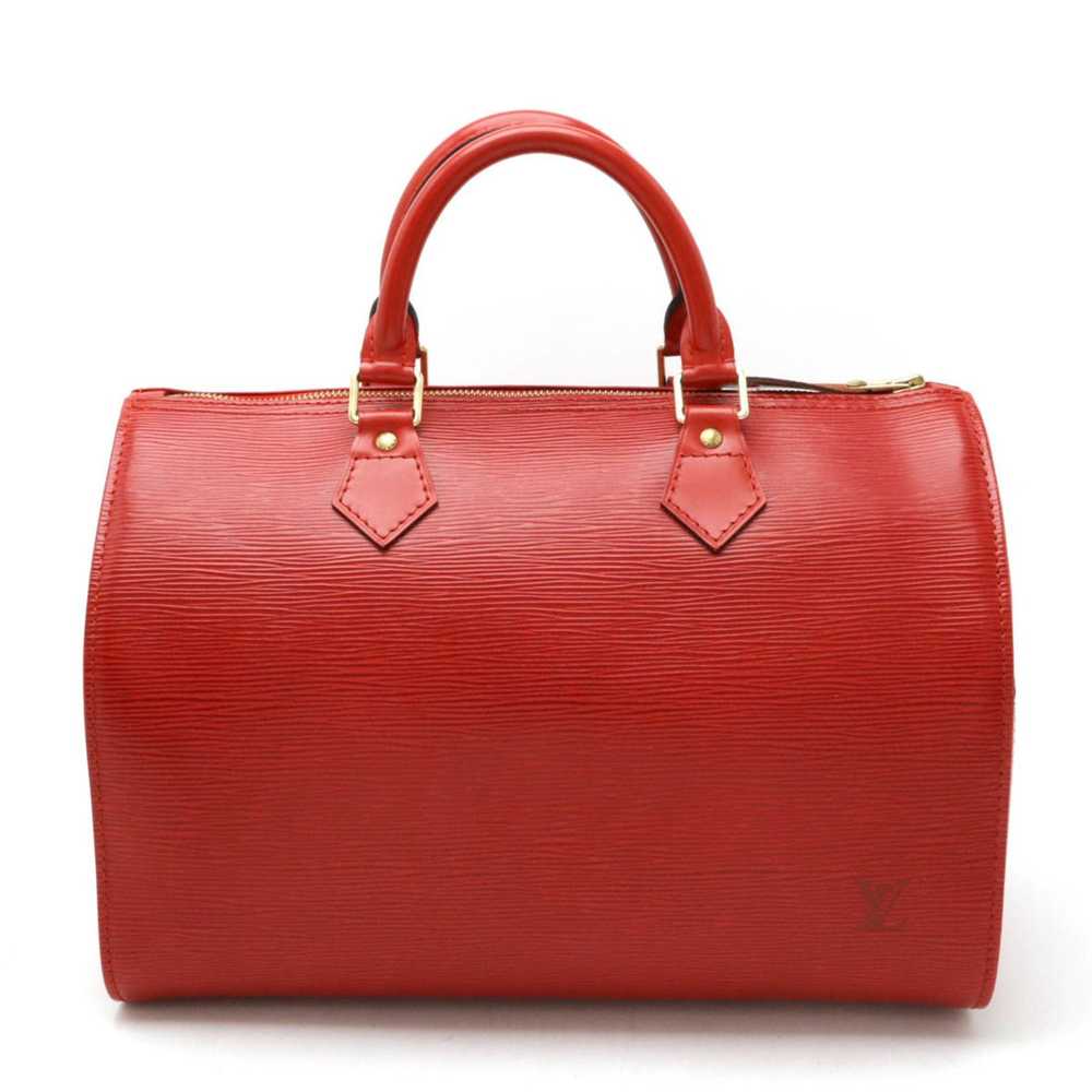 Louis Vuitton Speedy 30 Red Leather Handbag (Pre-… - image 8