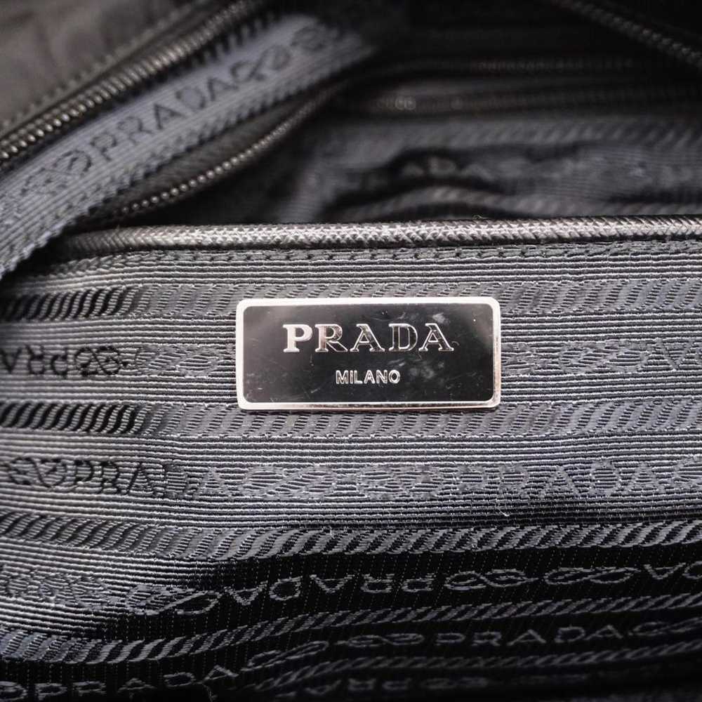 Prada Tessuto Black Synthetic Handbag (Pre-Owned) - image 6