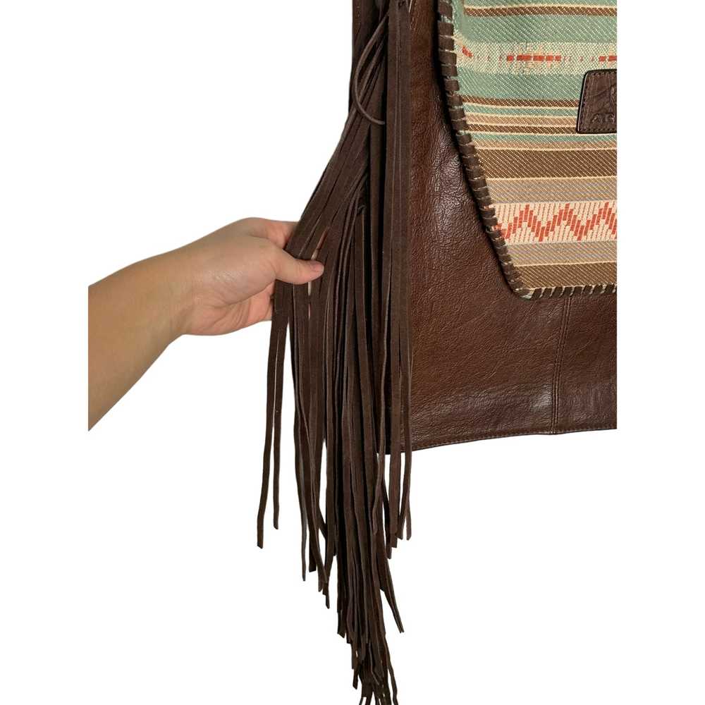 Ariat Serape Crossbody Leather Bag - image 7