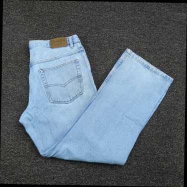 Vintage Blue Regular Fit Straight Cut Denim Casual