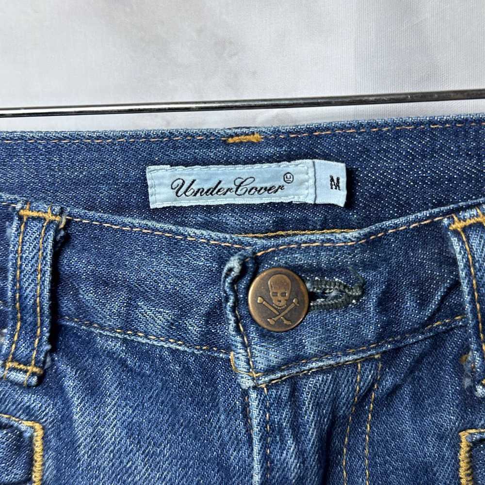 Undercover A/W01 Distressed Blue Bolt Denim - image 6