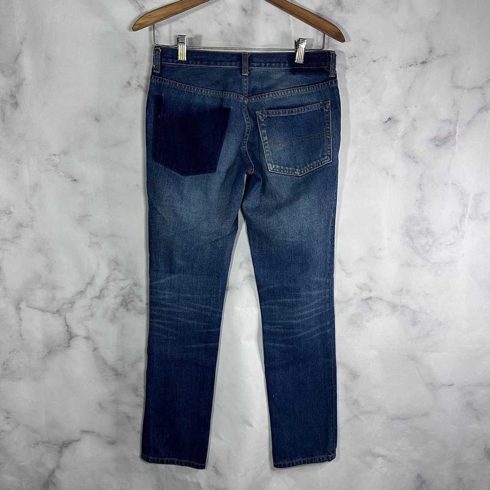 Undercover A/W01 Distressed Blue Bolt Denim - image 7