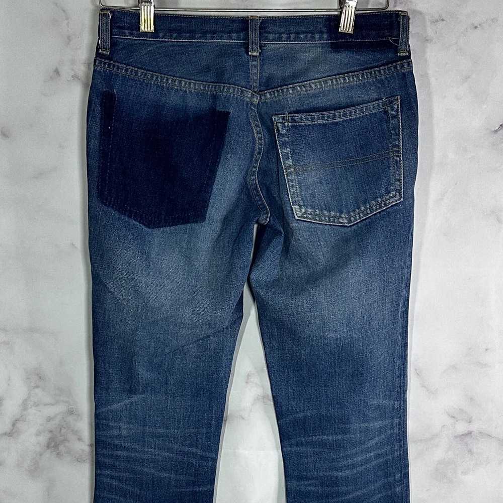 Undercover A/W01 Distressed Blue Bolt Denim - image 8