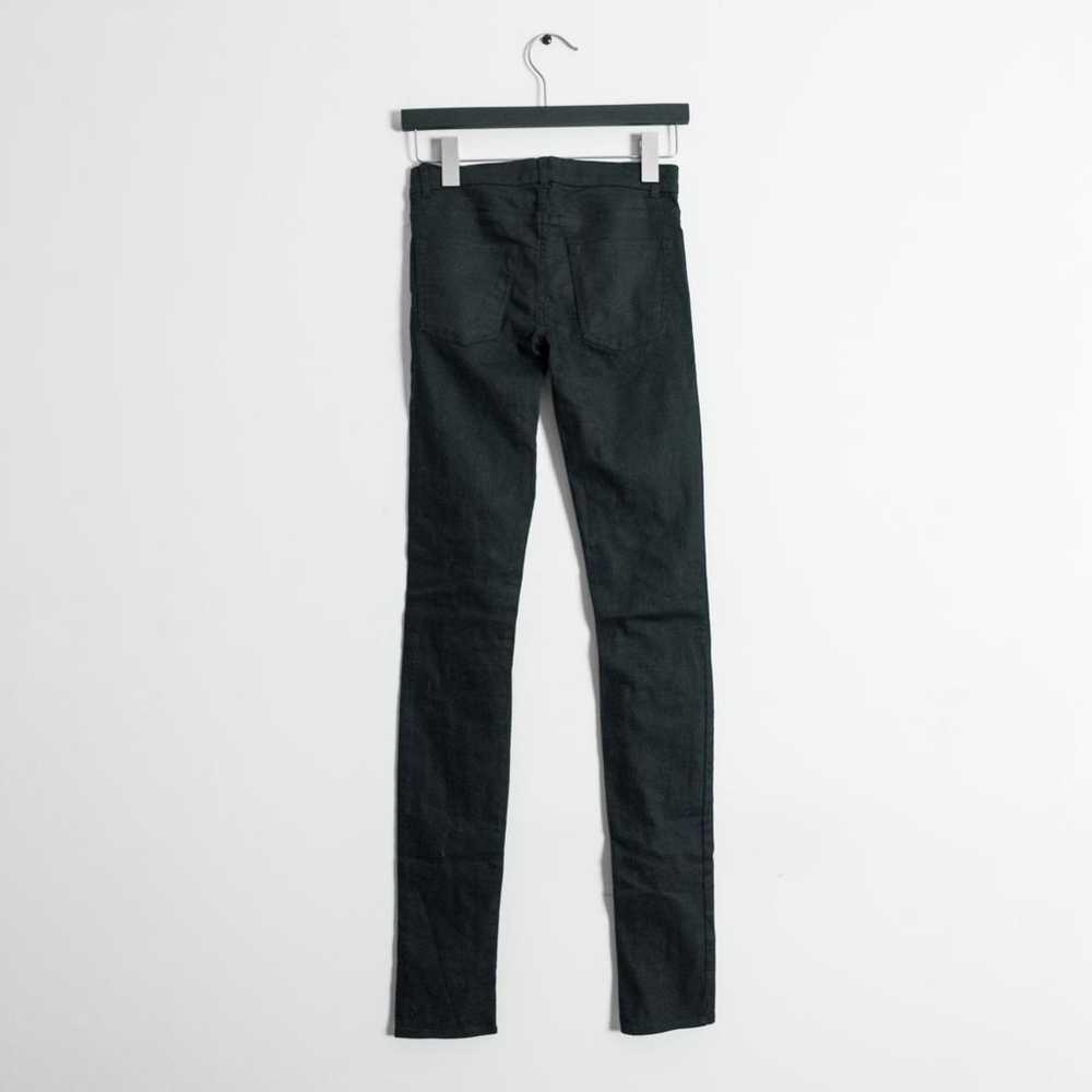 Helmut Lang Leather slim pants - image 2