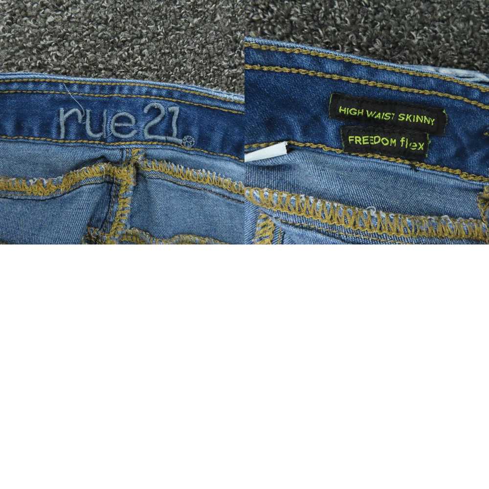 Rue 21 Womens Blue High Waist Skinny Fit Freedom … - image 8