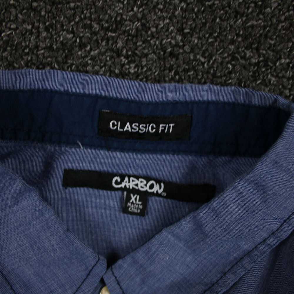 Carbon Blue Classic Fit Long Sleeve Snap Button U… - image 7