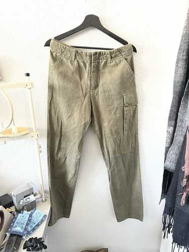 HELMUT LANG 本人期 CARGO POCKET JEANS New Helmut Lang Multipockets Cargo Flight Brown Zipper Men
