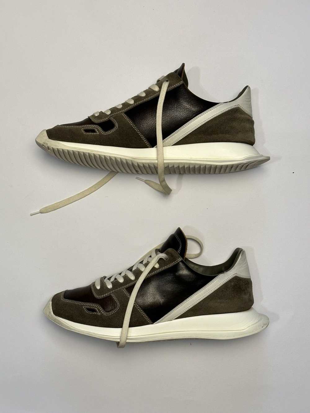 Rick Owens Rick Owens Mainline Vntg Runner Black … - image 3