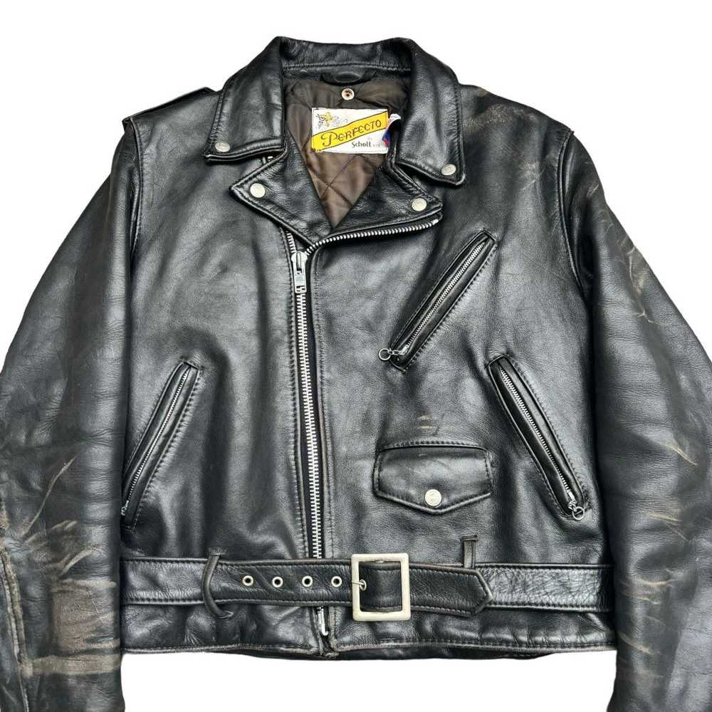 Schott Vintage Schott Perfecto 618 Leather Jacket - image 2