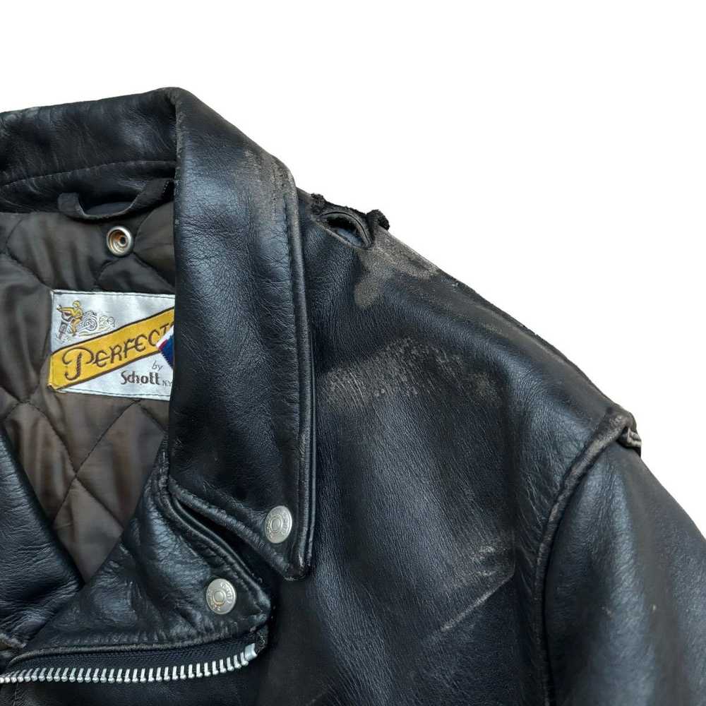 Schott Vintage Schott Perfecto 618 Leather Jacket - image 9