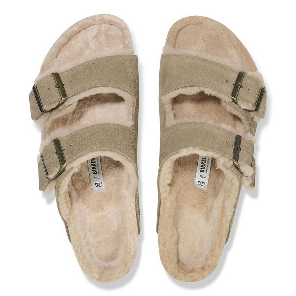 Birkenstock o1s22i1n1024 Arizona Shearling Slides… - image 4