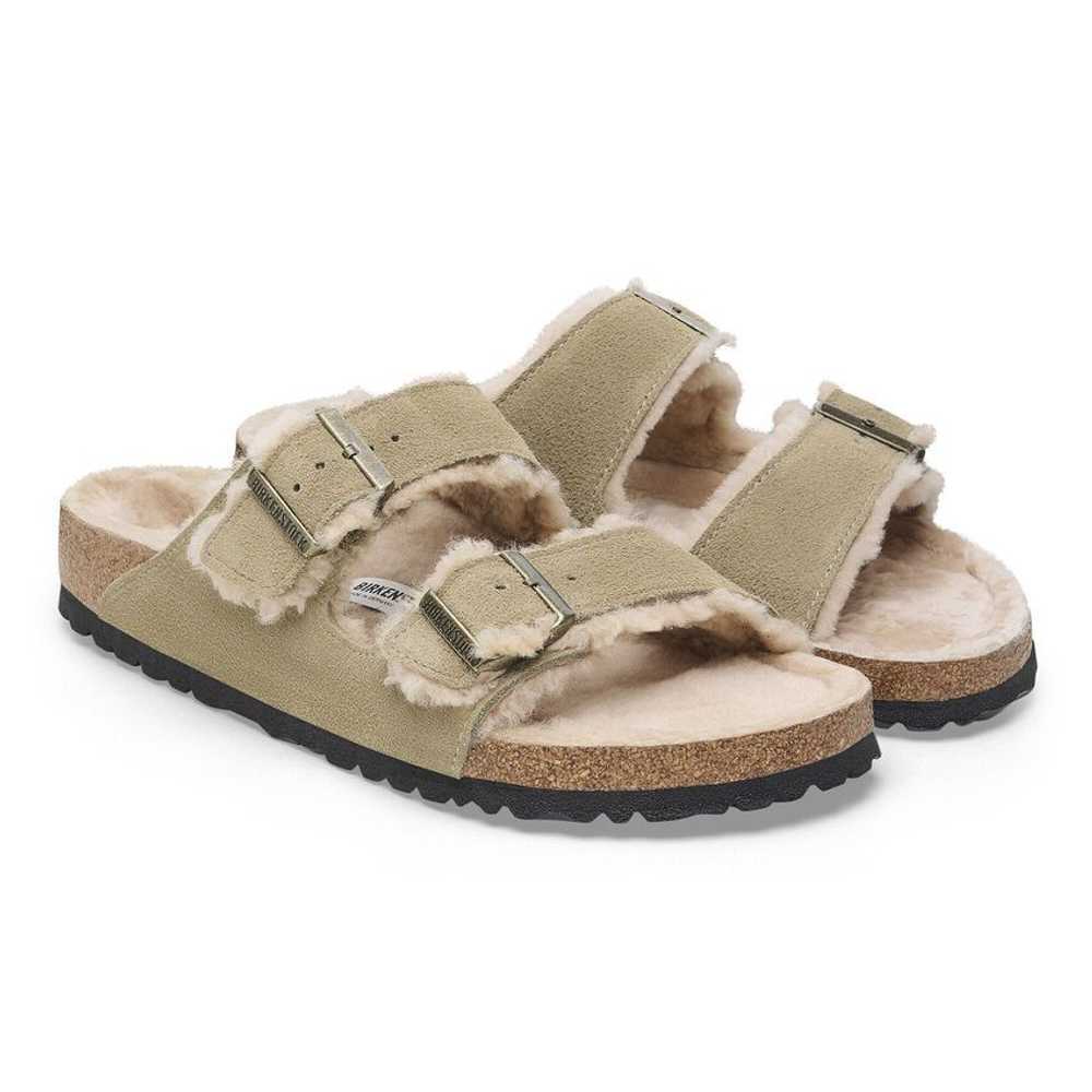 Birkenstock o1s22i1n1024 Arizona Shearling Slides… - image 5