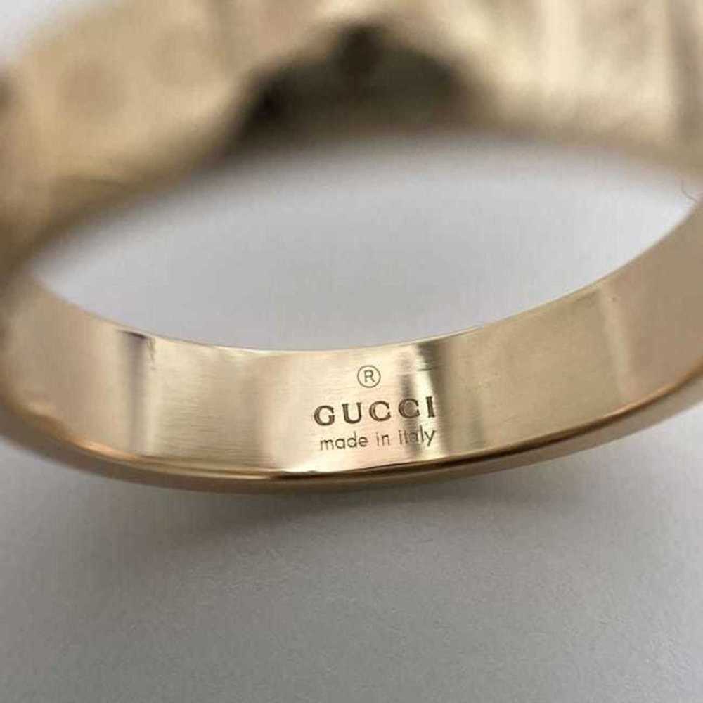 Gucci Gucci Ring Icon f-21314 Yellow Gold YG GG #… - image 7