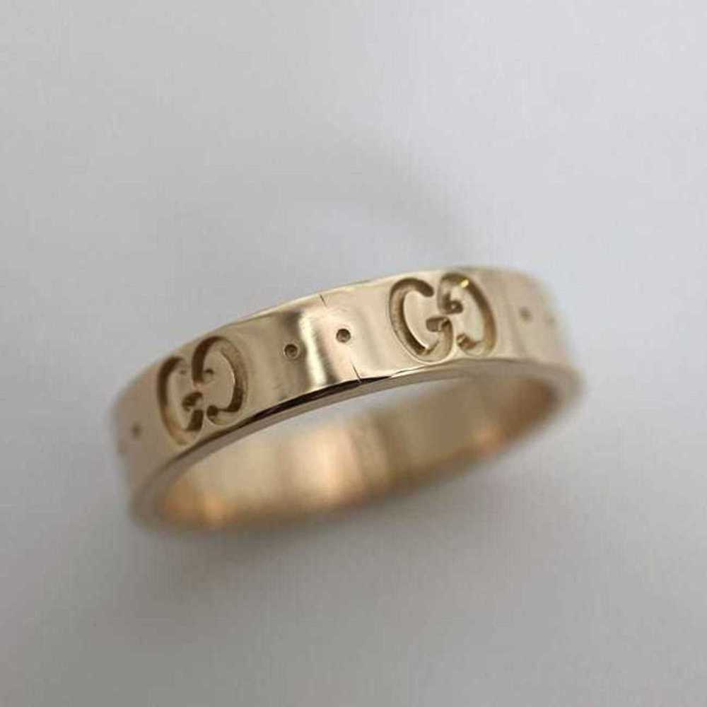 Gucci Gucci Ring Icon f-21314 Yellow Gold YG GG #… - image 8