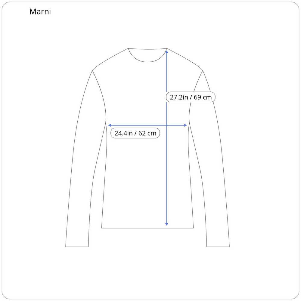 Marni ⚡️QUICK SALE⚡️Marni Striped Mock Neck Long … - image 8