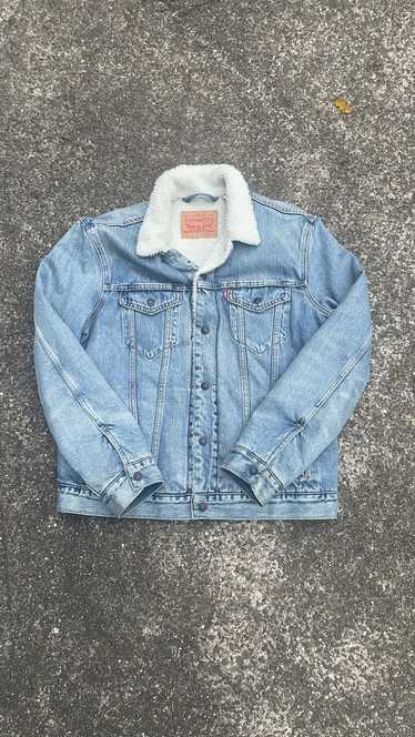 Levi's × Vintage Levi’s Denim Sherpa Jacket