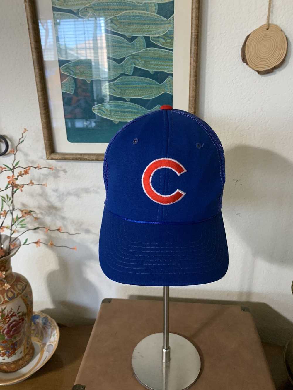 MLB × Trucker Hat × Vintage Chicago Cubs Trucker … - image 1