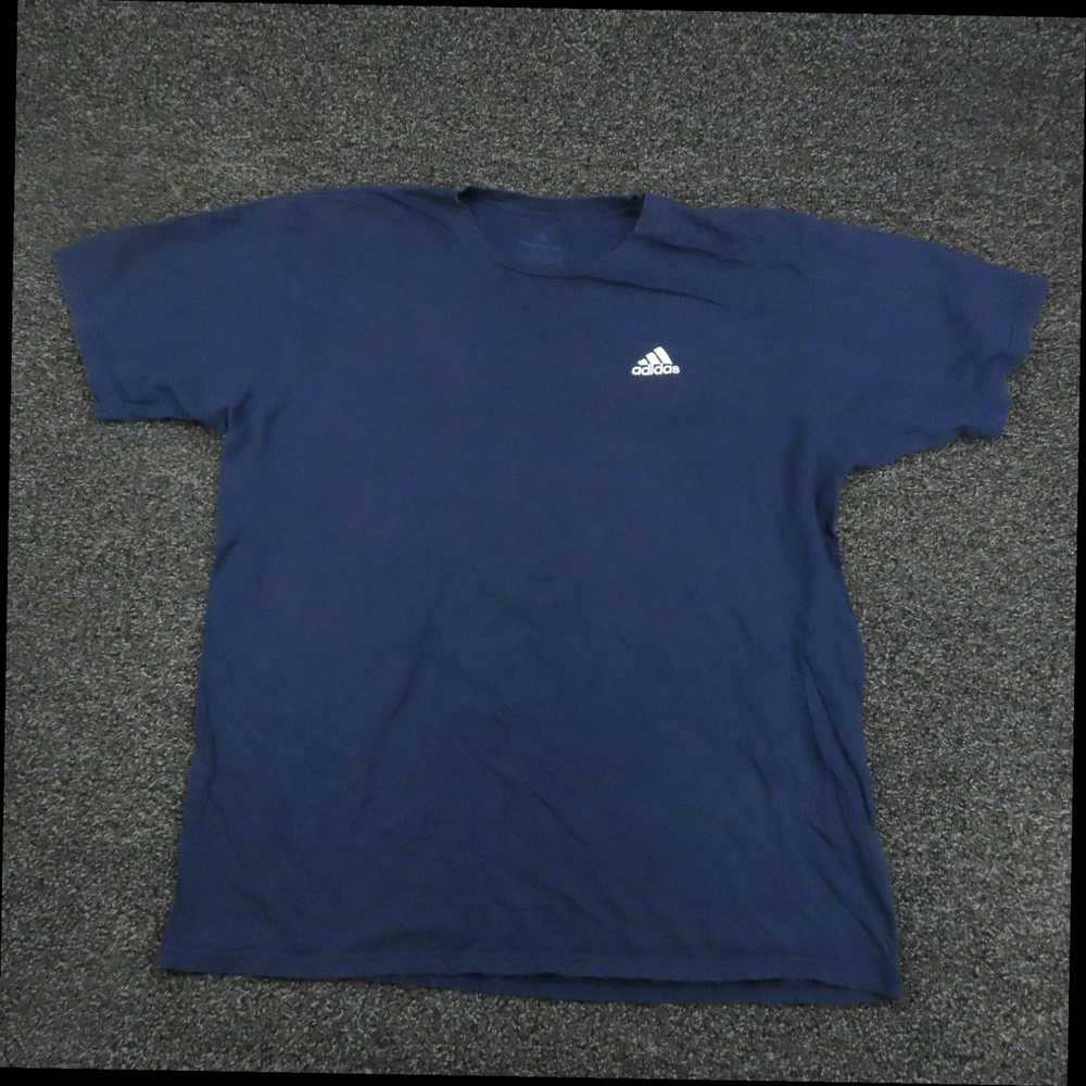 Adidas Blue Breathable Short Sleeve Extra Large A… - image 1