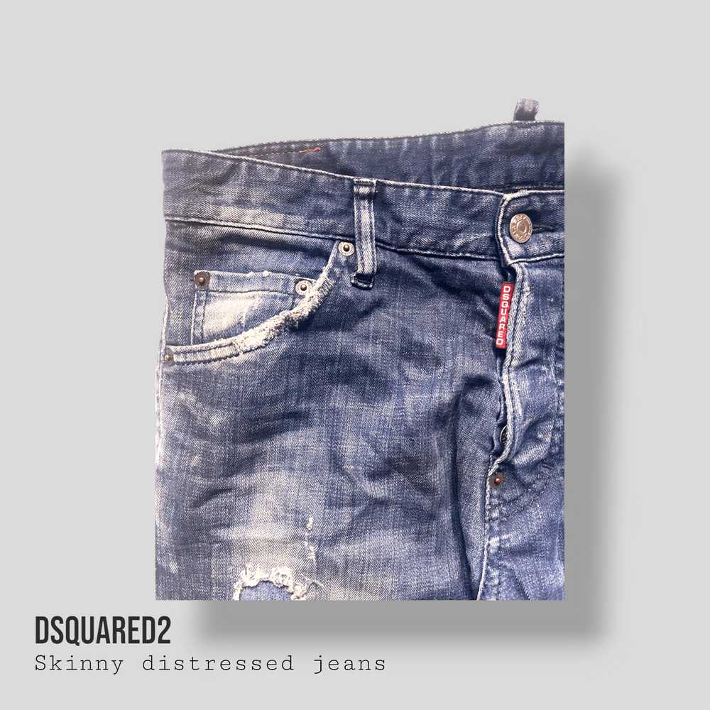 Distressed Denim × Dsquared2 × Vintage Vintage Ds… - image 4