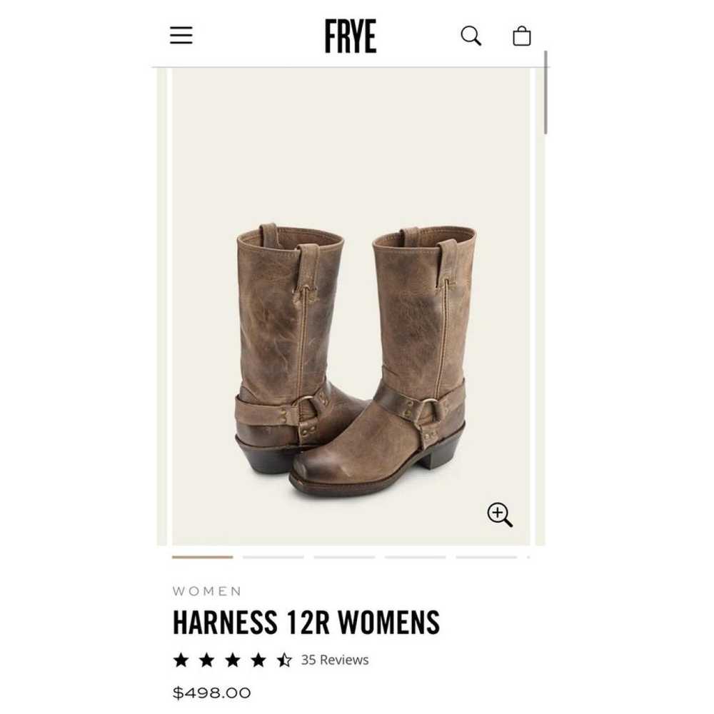 Frye Leather biker boots - image 7