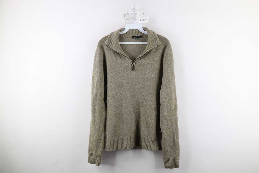 J.Crew × Vintage Vintage J Crew Lambswool Half Zi… - image 1