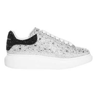 Alexander McQueen Oversize leather low trainers