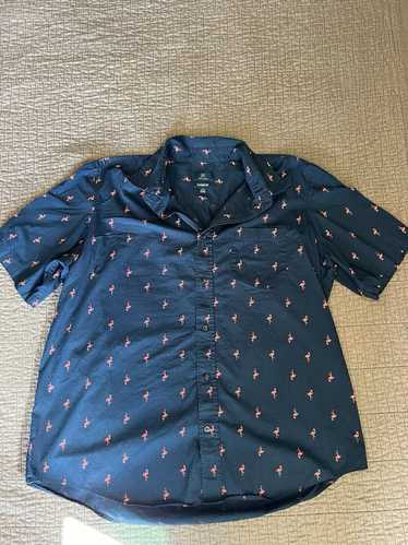 George George classic fit men's navy blue pink fla