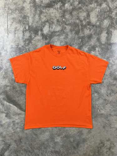 Golf Wang Golf Wang Orange 3D Block Logo Tee Sz. X