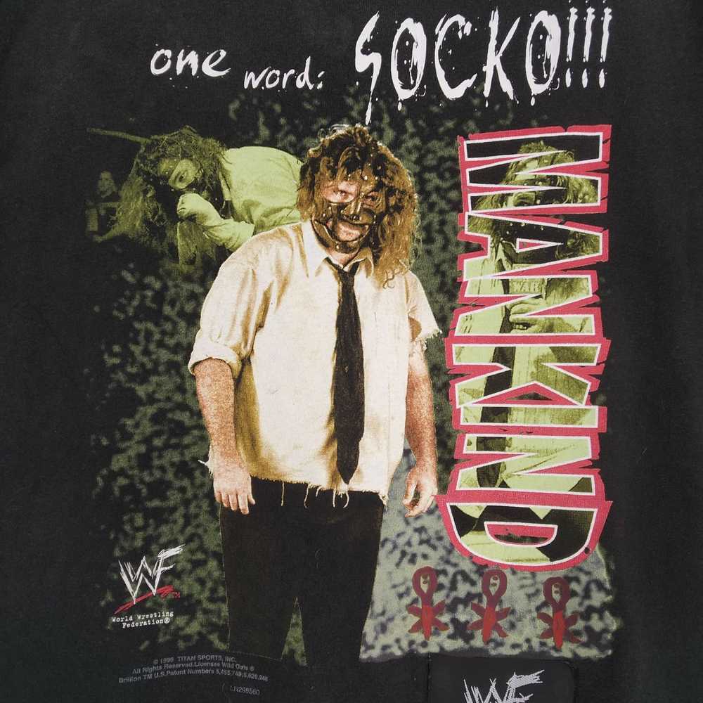 Rare × Vintage × Wwf Vintage 1999 MANKIND America… - image 5