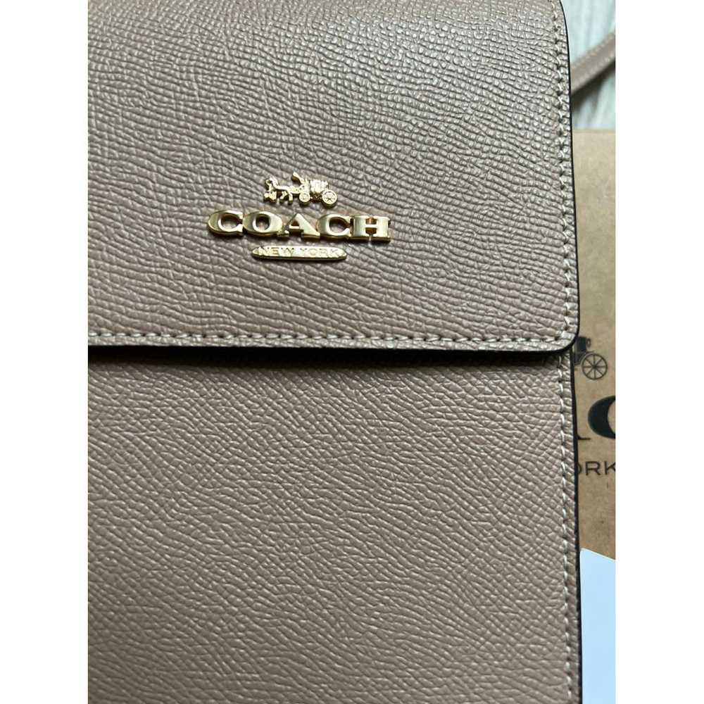 Coach Canvas Courier Crossbody leather handbag - image 9