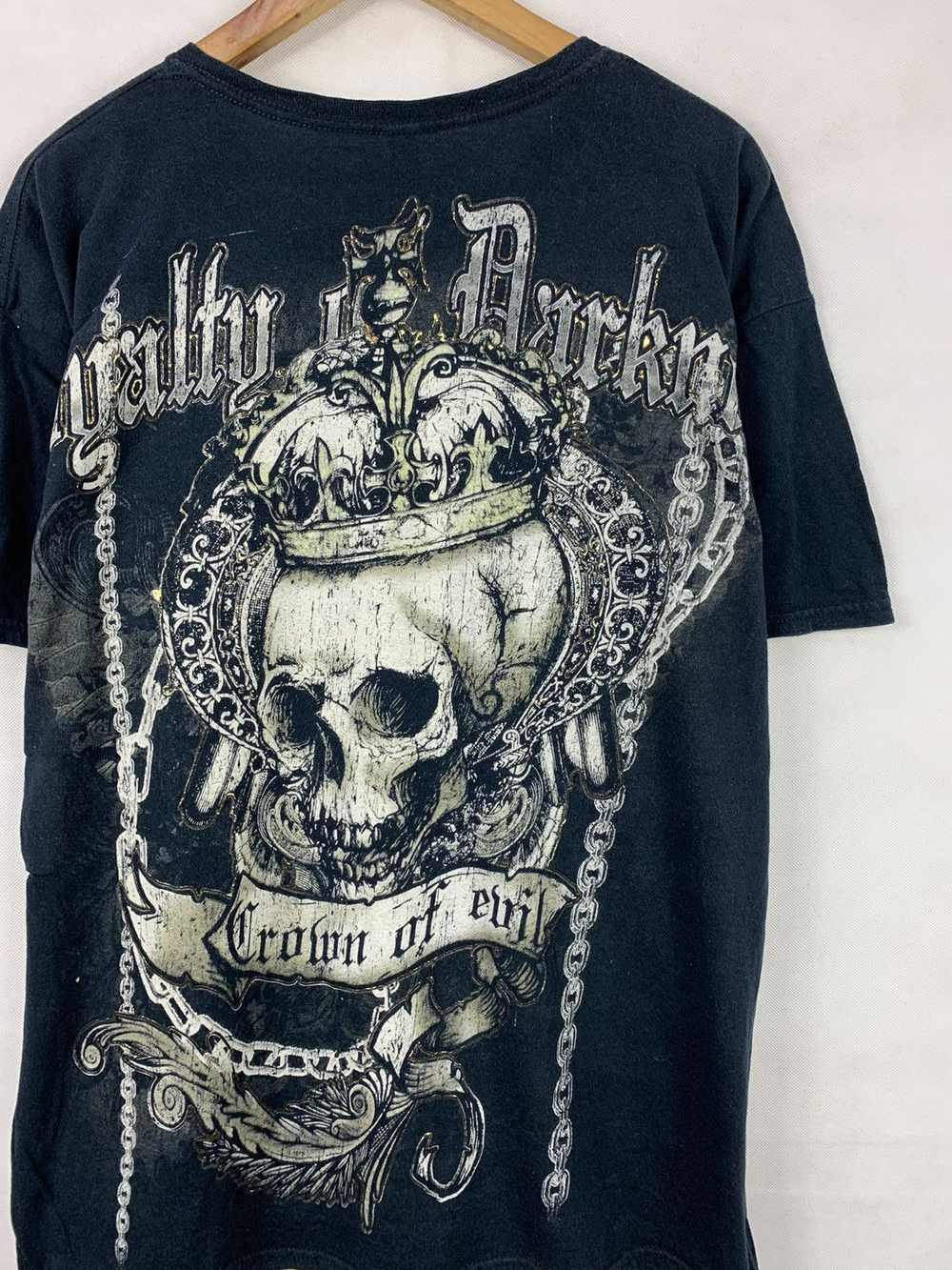 Streetwear Rare! Crown of Evil Overprint Skulls B… - image 3